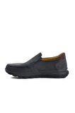 Dr Flexer 603009 Lacivert Hakiki Deri Erkek Comfort Ayakkabı