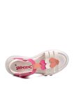 Ayakmod Şng 8020-F Beyaz-Fuşya-Pembe Kız Çocuk Sandalet