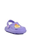 Ayakmod Brn 1648-B Lila Desenli Bebek Sabo Terlik