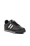Walkway Effective PU Siyah-Beyaz Bağcıklı Erkek Sneaker
