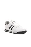 Walkway Effective PU Beyaz-Siyah Bağcıklı Erkek Sneaker
