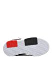 Pepino 1563-F Beyaz-Siyah-Kırmızı Cırtlı Çocuk Hi Sneaker
