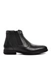 Pierre Cardin 1196063-24K Siyah Hakiki Deri Fermuarlı Erkek Bot
