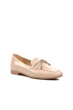 Ayakmod 514508 Bej Kadın Loafer Ayakkabı