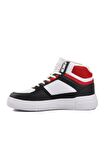 Walkway Berry Hi Beyaz-Siyah-Kırmızı Bağcıklı Unisex Hi Sneaker