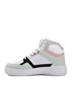 Walkway Berry Hi Beyaz-Su Yeşili Bağcıklı Unisex Hi Sneaker