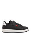 Pepino 1539-F Siyah-Beyaz Cırtlı Çocuk Sneaker