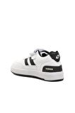 Ayakmod 725-24K-P Beyaz-Siyah Cırtlı Çocuk Sneaker