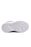 Ayakmod Kids-P Pudra Kalp Desenli Simli Kız Çocuk Sneaker Bot