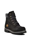 Bulldozer 220655 Siyah Nubuk Hakiki Deri Unisex Bot