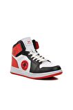 Walkway Sloga Hı Siyah-Beyaz-Kırmızı Erkek Hi Sneaker