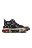 Marcomen 152-18220 Siyah Hakiki Deri Erkek Hi Sneaker