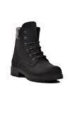Ayakmod 90001-9 Siyah Nubuk İçi Polarlı Hakiki Deri Unisex Bot