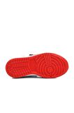 Walkway Sloga-F Siyah-Beyaz-Kırmızı Cırtlı Çocuk Sneaker