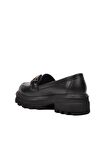 Ayakmod 572335 Siyah Kadın Loafer Ayakkabı
