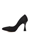 Ayakmod 289236 Siyah Süet Kadın Stiletto