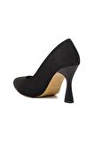 Ayakmod 289236 Siyah Süet Kadın Stiletto