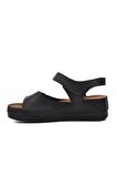 Ayakmod 07-109RR Siyah Kadın Sandalet