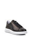 Hammer Jack Jukov 102 22095 Siyah-Beyaz Hakiki Deri Erkek Sneaker