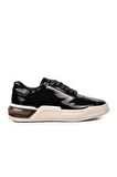 Marcomen 152-19197 Siyah Rugan-Beyaz Hakiki Deri Erkek Sneaker