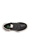 Marcomen 152-19559 Siyah-Beyaz Hakiki Deri Erkek Sneaker