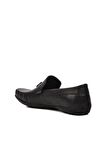 Ayakmod D7218 Siyah Hakiki Deri Erkek Loafer Ayakkabı