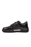 Marcomen 152-19503 Siyah Hakiki Deri Erkek Sneaker