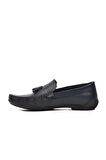 Ayakmod D7218 Lacivert Hakiki Deri Erkek Loafer Ayakkabı