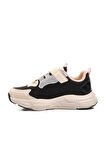 Pepino 1751-F Krem-Siyah Cırtlı Unisex Çocuk Sneaker