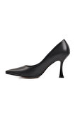 Ayakmod 284083 Z Siyah  Kadın Topuklu Ayakkabı Stiletto