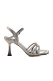 Ayakmod 655358 Z Platin  Kadın Abiye Ayakkabı Stiletto