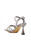 Ayakmod 655358 Z Platin  Kadın Abiye Ayakkabı Stiletto