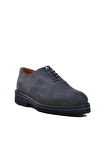 Ayakmod Premium 2875 M Lacivert Nubuk Hakiki Deri Erkek Günlük Ayakkabı