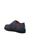 Ayakmod Premium 2875 M Lacivert Nubuk Hakiki Deri Erkek Günlük Ayakkabı