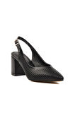Pierre Cardin PC-54727 Z Siyah Kadın Abiye Ayakkabı Stiletto