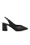 Pierre Cardin PC-54727 Z Siyah Kadın Abiye Ayakkabı Stiletto