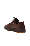 Kahve Hakiki Deri Erkek Casual Ayakkabı 5Y9779-418 M