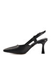 Pierre Cardin PC-54723 Z Siyah Kadın Abiye Ayakkabı Stiletto
