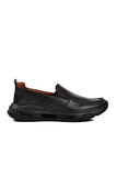 Siyah Hakiki Deri Erkek Sneaker 152-21399 M 