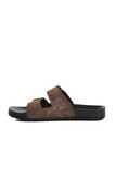 Kahve Nubuk Erkek Terlik PC-7241 M