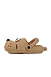 Bej Unisex Çocuk Sabo Terlik Doggy P