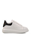 Ayakmod Premium 02028 M Beyaz-Siyah Hakiki Deri Erkek Sneaker