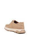Ayakmod Premium 8212 M Bej Nubuk Hakiki Deri Erkek Sneaker