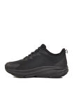 Eopaia Esnek Hafif Unisex Siyah Spor Ayakkabı