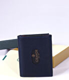 Grande 724 Kartlık Lacivert Hakki Deri Erkek Kartlık