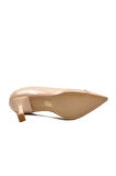 Ayakmod 357164 Z Nude Rugan  Kadın Topuklu Ayakkabı