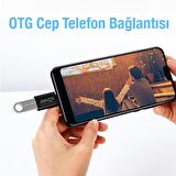 Coofbe USB to Type-C Çevirici Dönüştürücü Flash Bellek Klavye Mouse Cevirici İpad Macbook Huawei Uyum
