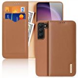 Coofbe Temassız Kart Korumalı Mıknatıslı Deri Cüzdanlı Samsung Galaxy S23 Plus Kılıf 3 Adet Kart Bölmeli