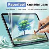 Coofbe 0.15mm Darbe Emici Samsung Galaxy Tab S7 Plus Ve S7 FE Ekran Koruyucu Pet Paperfeel Full Kaplama Koruyucu