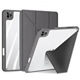 Coofbe Kalem Yerli Standlı Şeffaf Arka Kapak iPad Pro 11 Kılıf Tablet Kılıfı Manyetik iPad Pro 11 2022-2021-2020-2018